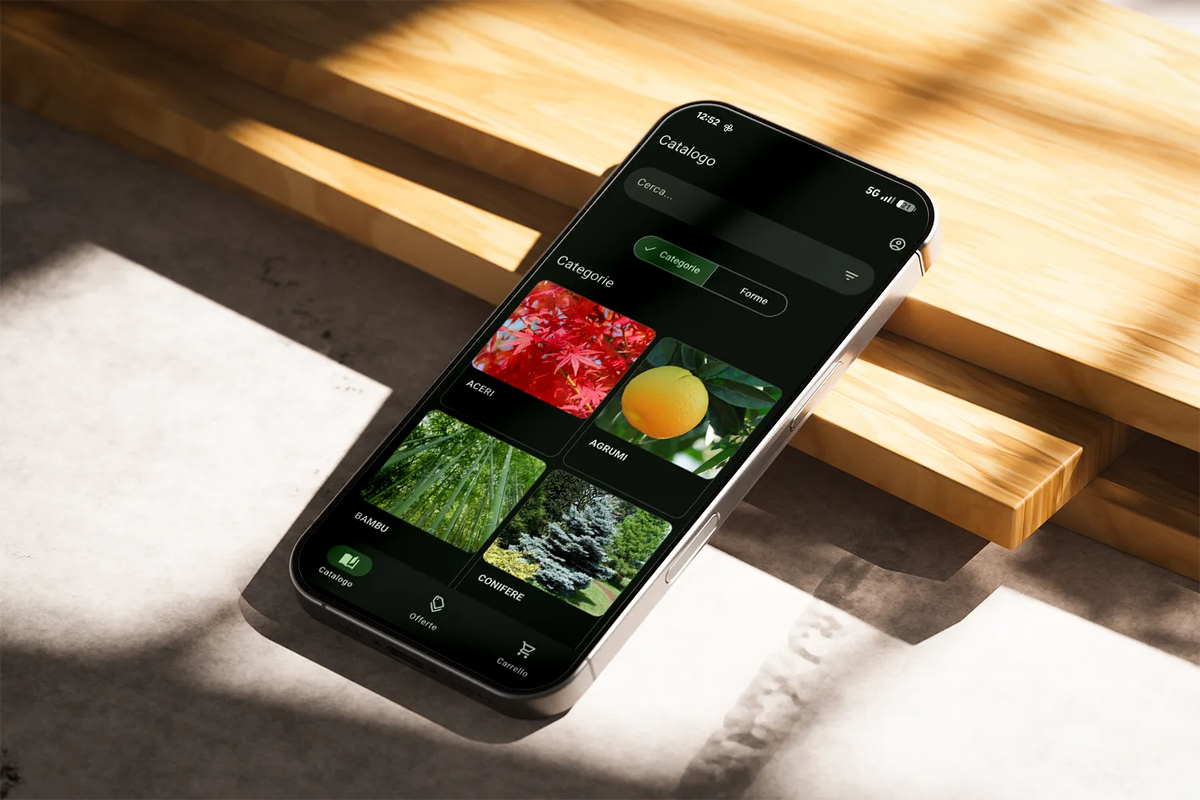 L'app Vivaio Aumenta su smartphone
