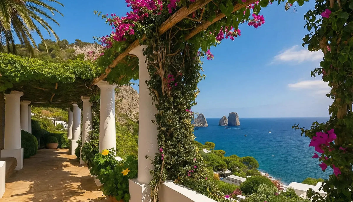 Villa al mare — composizione realizzata con piante del Vivaio Aumenta